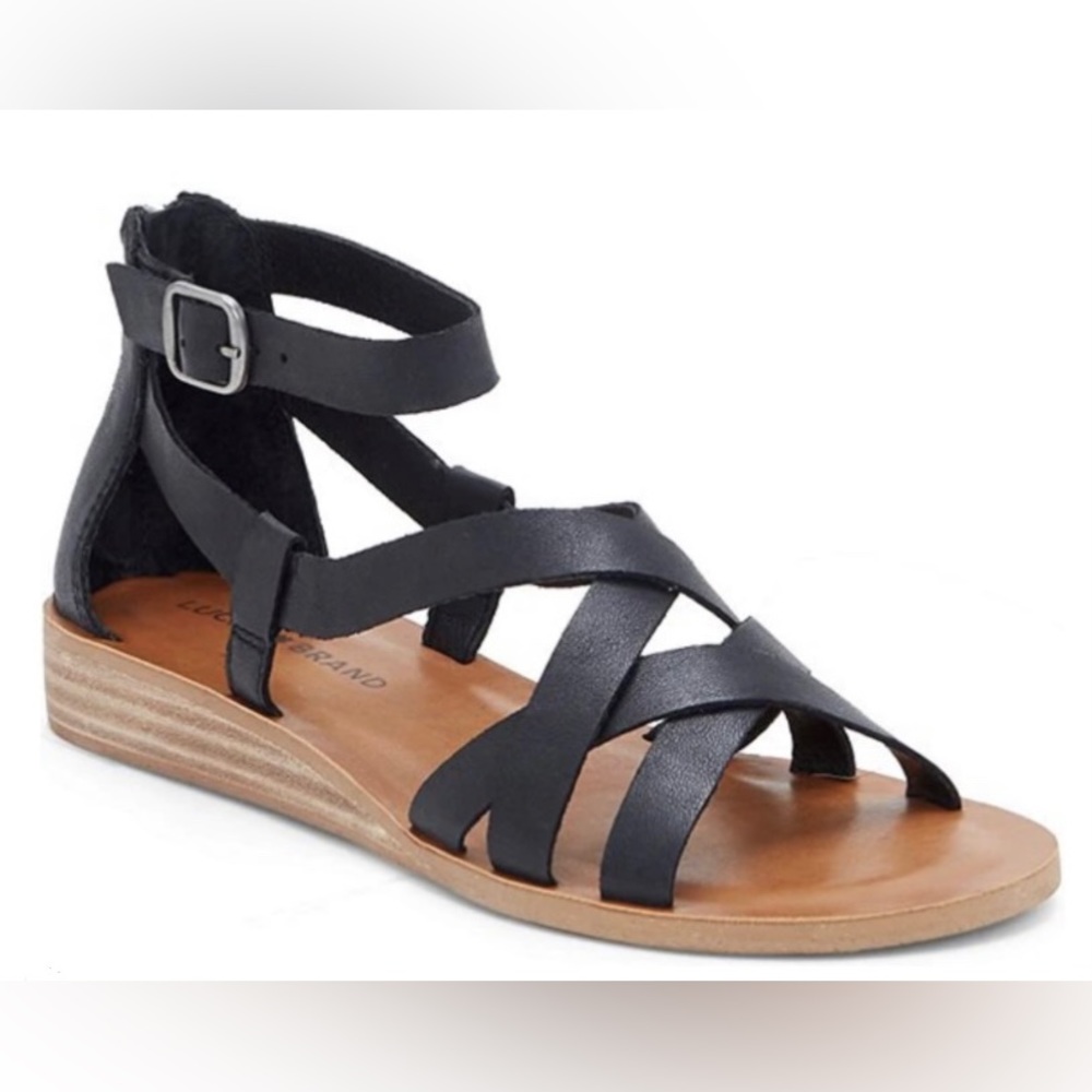 Lucky Brand Hadzy Leather Sandal